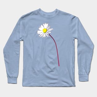 White Daisy Long Sleeve T-Shirt